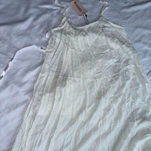 MISSGUIDED TIERED CAMI MIDI SMOCK DRESS - Picture 8 of 10